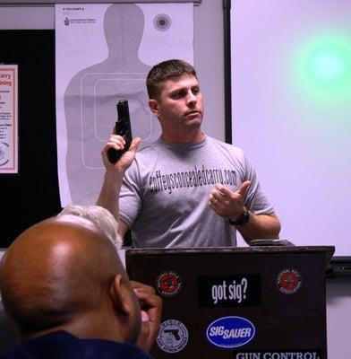 Your instructor Chad Coffey has been training Concealed Carry candidates since 2005.