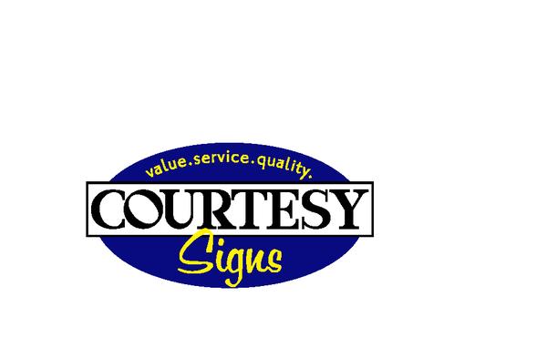 Courtesy Signs