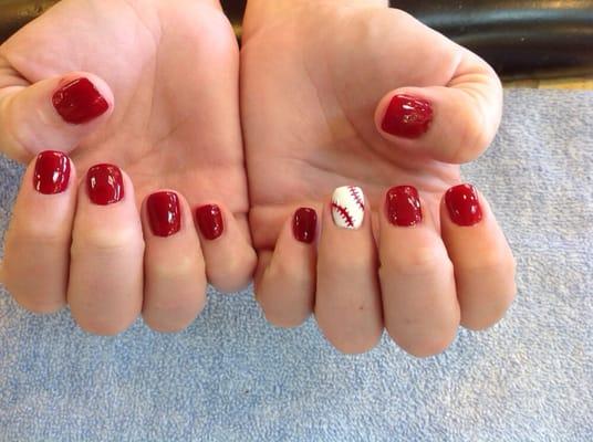 Kim did nail and design