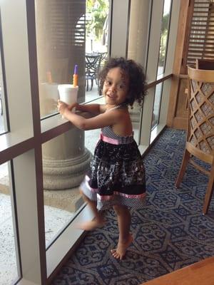 The kids even like this place