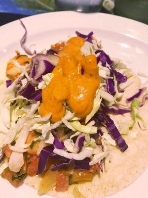 Shrimp taco from South Bay Diner in Lawndale.