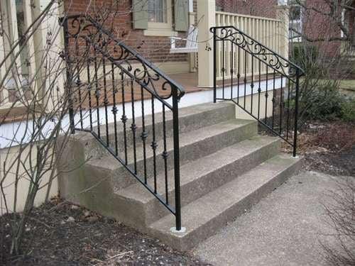 Iron Railings Fabricated and Installed