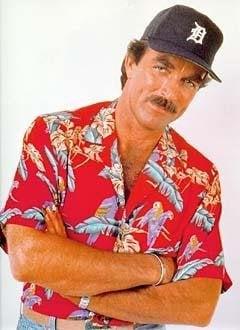 Hawaiian shirt by Paradise Found. The famous Magnum P.I. shirt.