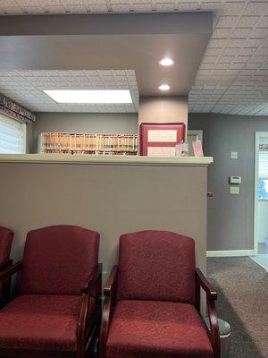 Lobby and waiting area.