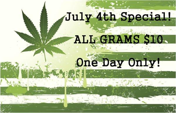 Valid on JULY 4TH 2015 ONLY
