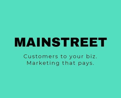 Mainstreet digital marketing services for local small businesses.