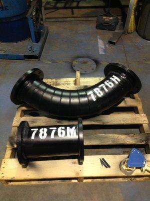 Ceramic lined piping