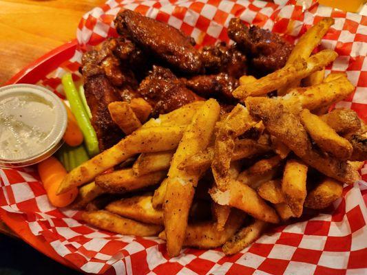 Spicy Buffalo... and they aren't joking on the spicy!