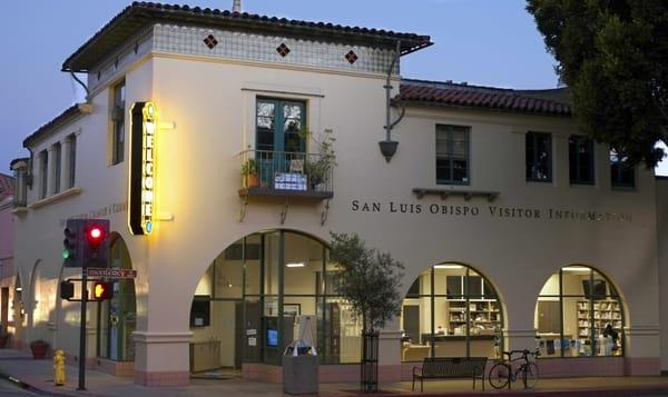 SLO Chamber administrative offices and Visitor Center at 895 Monterey St.
