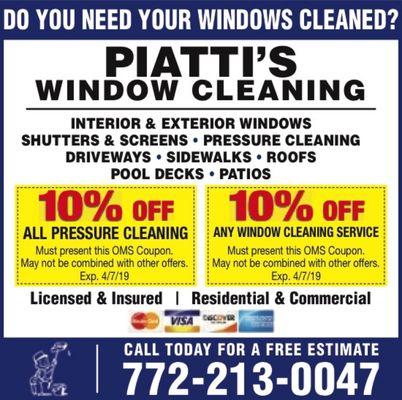 Piatti's Window Cleaning