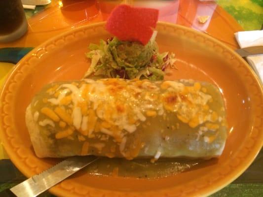 Carne asada burrito with fries inside (California Burrito style)