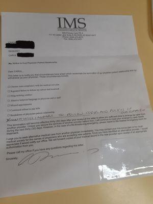 Proof of dr office lie in writing!