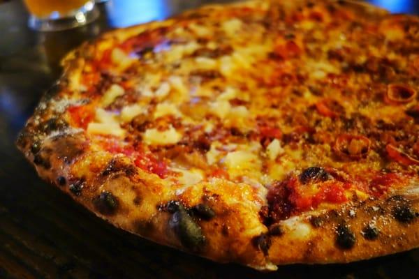 Half Hawaiian + Half Meat Lover = full on delicious