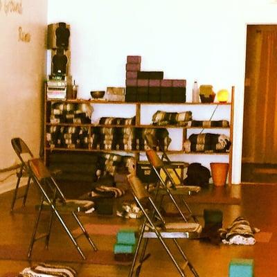 Chair yoga on Friday mornings