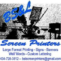 Brooks Sign, Screenprinting and Lettering