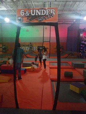 Little ones jump pit 6 Under...so dang cute