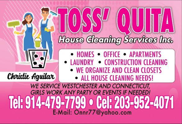 Toss-Quita house cleaners