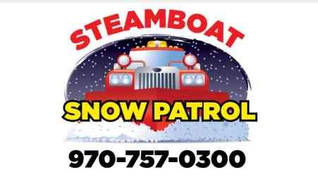 Snow Patrol - Snow Removal in Steamboat - "We Clear Your Path"