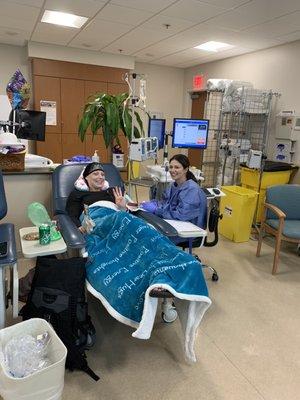 Candice Delawder and Meghan -- Candice strong 10-15-19