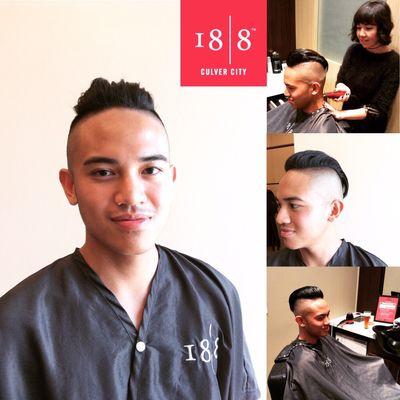 Jennifer gave this client an amazing undercut!