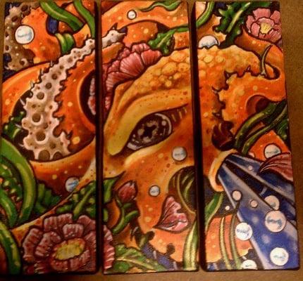 acrylic painting done by Kris Stein