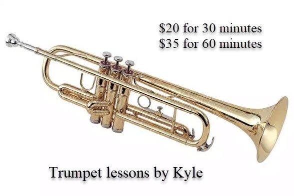 Trumpet lessons by Kyle