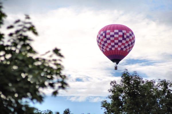 This was right above the high school.