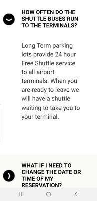 Long Term Parking Lot