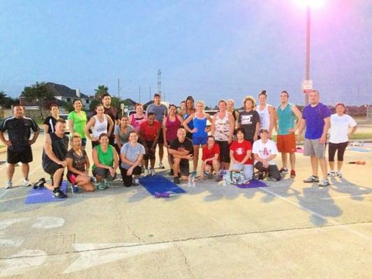 Feeling great after the workout!