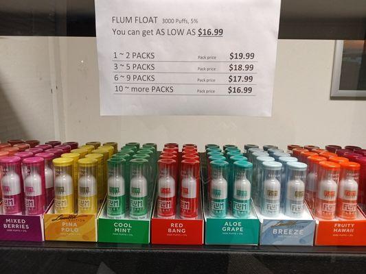 FLUM selling as low as $16.99 at our location