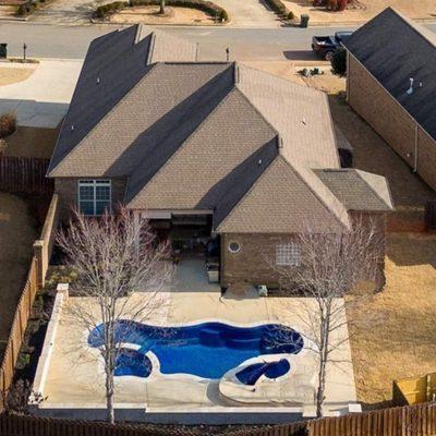 Outdoor pool they recently did.