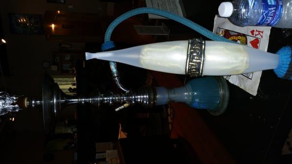 The Blue Caterpillar with ice hose.