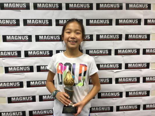 Super Green Ball, Zoe Han was awarded Athlete Of The Month Of November 2016