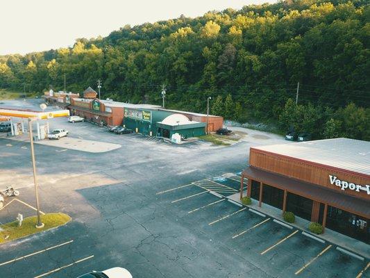 We are conveniently located right next to Macadoodles. Come see our large selection of fireworks.