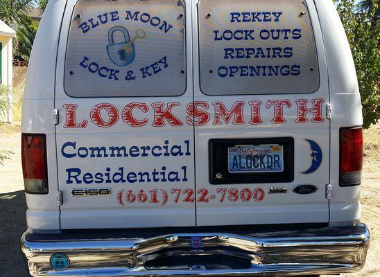 Blue Moon Lock and Key