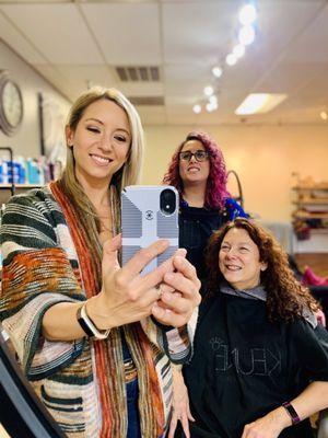 Hair appointment with Ashley