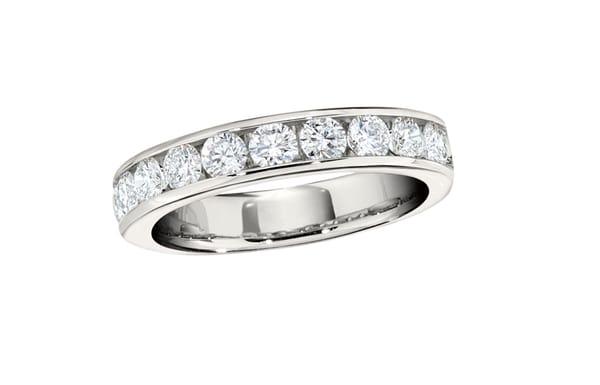 Andrew Meyer Channel-set Wedding/Anniversary band, available in a range of metals, diamond qualities and carat weights.