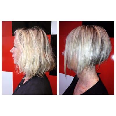 Before and after! Haircut by Simon