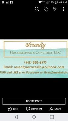 Serenity Housekeeping & Concierge