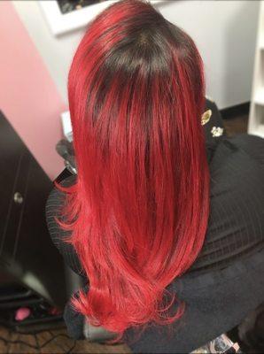 Silk Press and Hair Cut