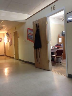 Behind each door is someone's own salon