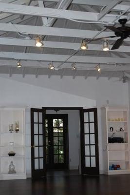 Inside Alpha Fitness Chalet