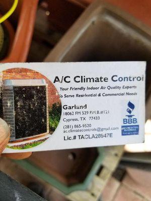 A/C Climate Controls