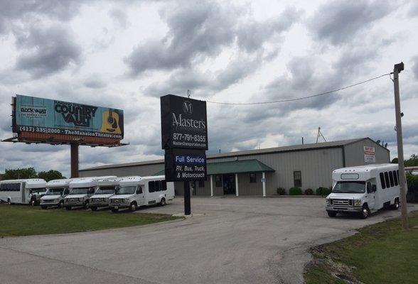 Bus, van, shuttle, and coach service, parts, sales, rental, and leasing!