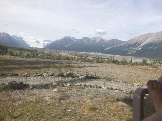 View from our cabin.