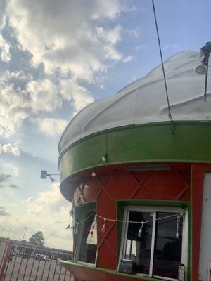 Ice cream cone building