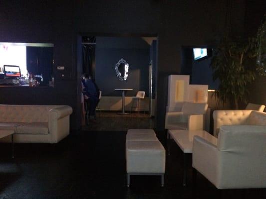 Area's lounge pre-madness on a Saturday.