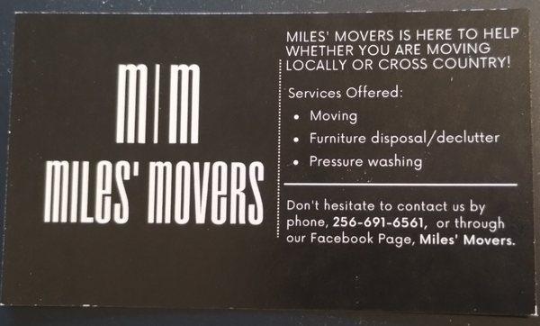 Miles' Movers
