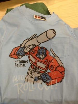 Optimus at the gap!  Be prepared for its $24+ price tag!