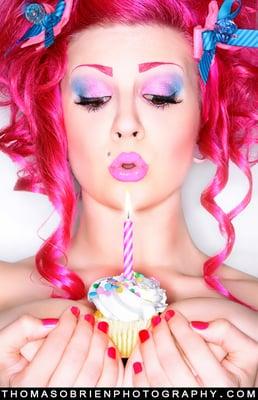 Magazine Cover photoshoot. Model: Xanthia Pink